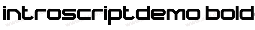 introscriptdemo bold字体转换